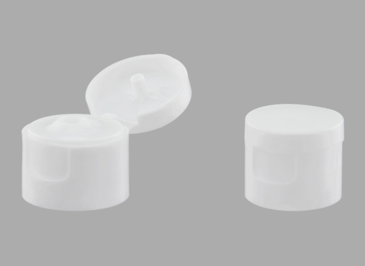 KR-5014 ขายร้อนเรียบ 20/415 ขวดพลาสติกฝาพลิกด้านบนสำหรับขวดเครื่องสำอาง