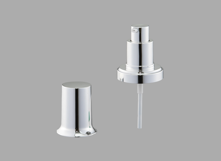 KR-3106 22/410 ปั๊มรักษาเครื่องสำอางโลชั่นพลาสติกสีขาวล็อคซ้าย - ขวา