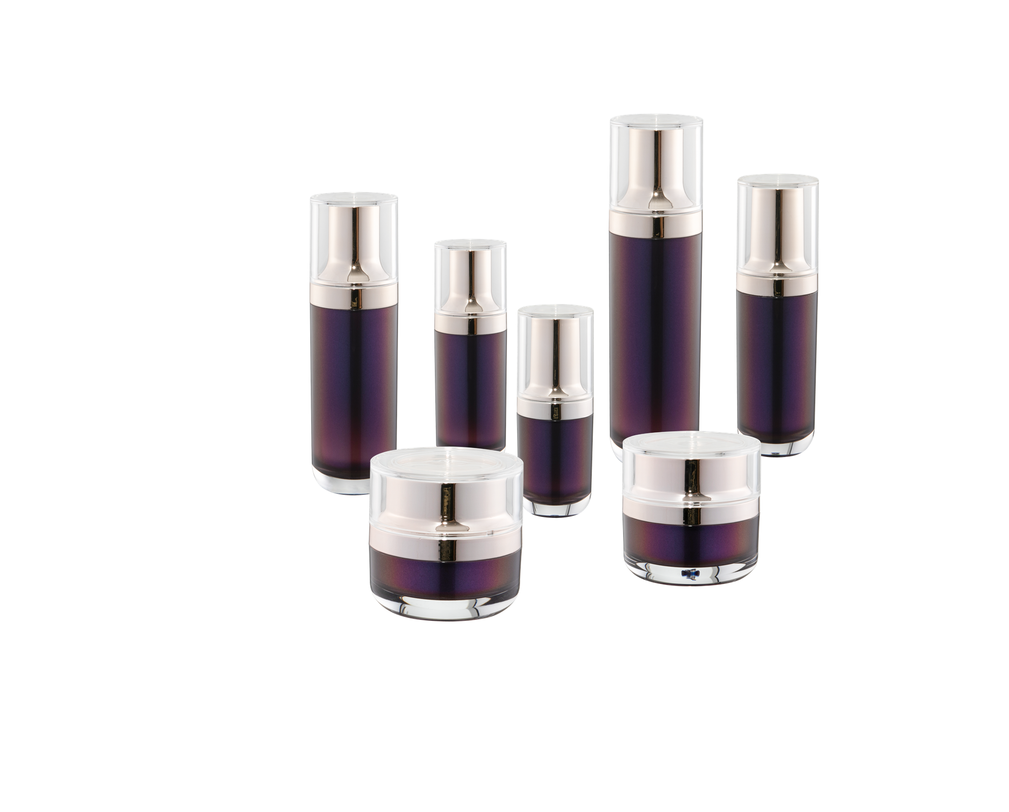 KR-4010 บรรจุภัณฑ์เครื่องสำอางอะครีลิค ขายโรงงานขวดอะครีลิคและโถร้อน