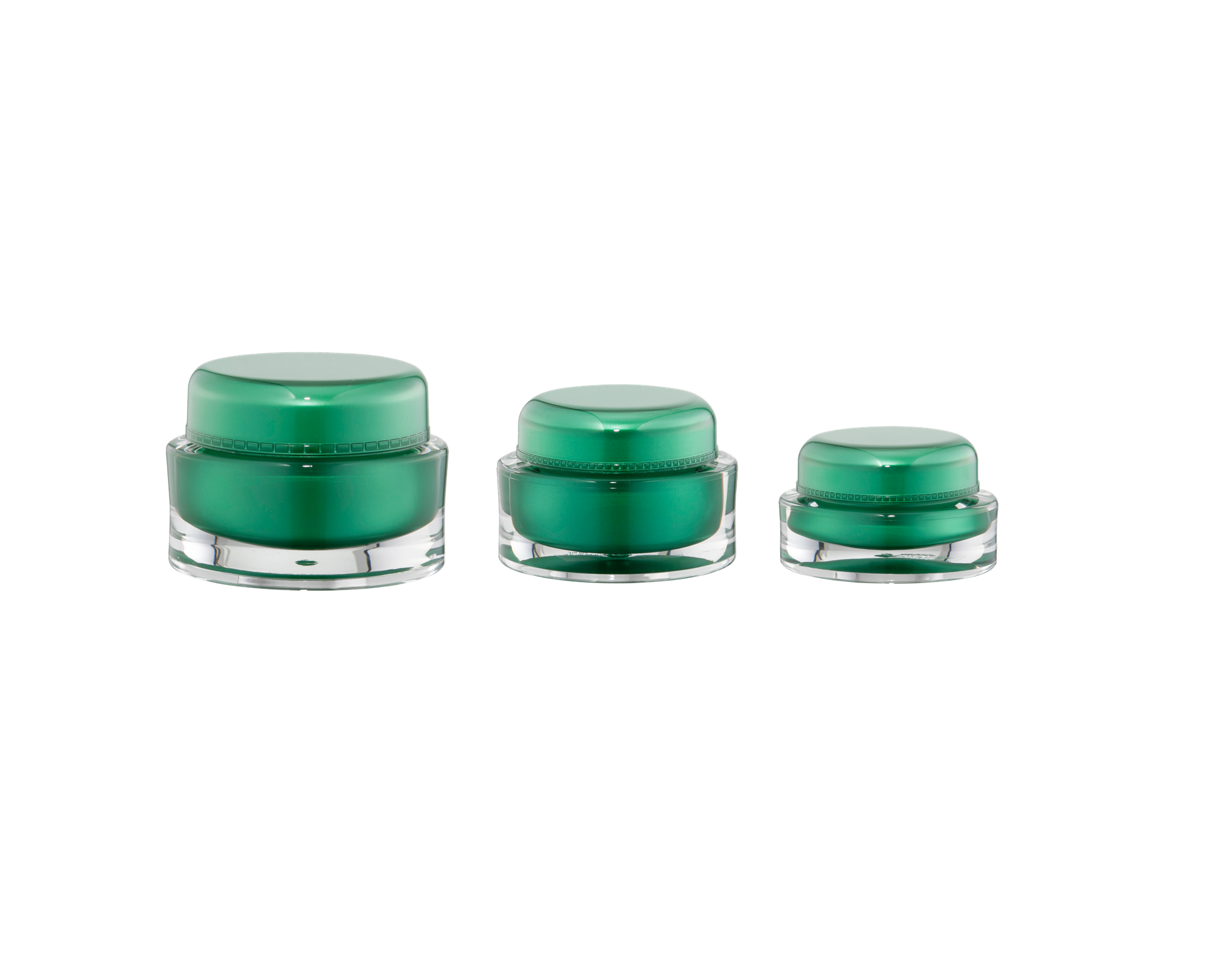 KR-4013 กระปุกครีมทาหน้า ขวดเครื่องสำอางอะคริลิคสุดหรูและขวด การดูแลผิวส่วนบุคคล 15g 30g 50g