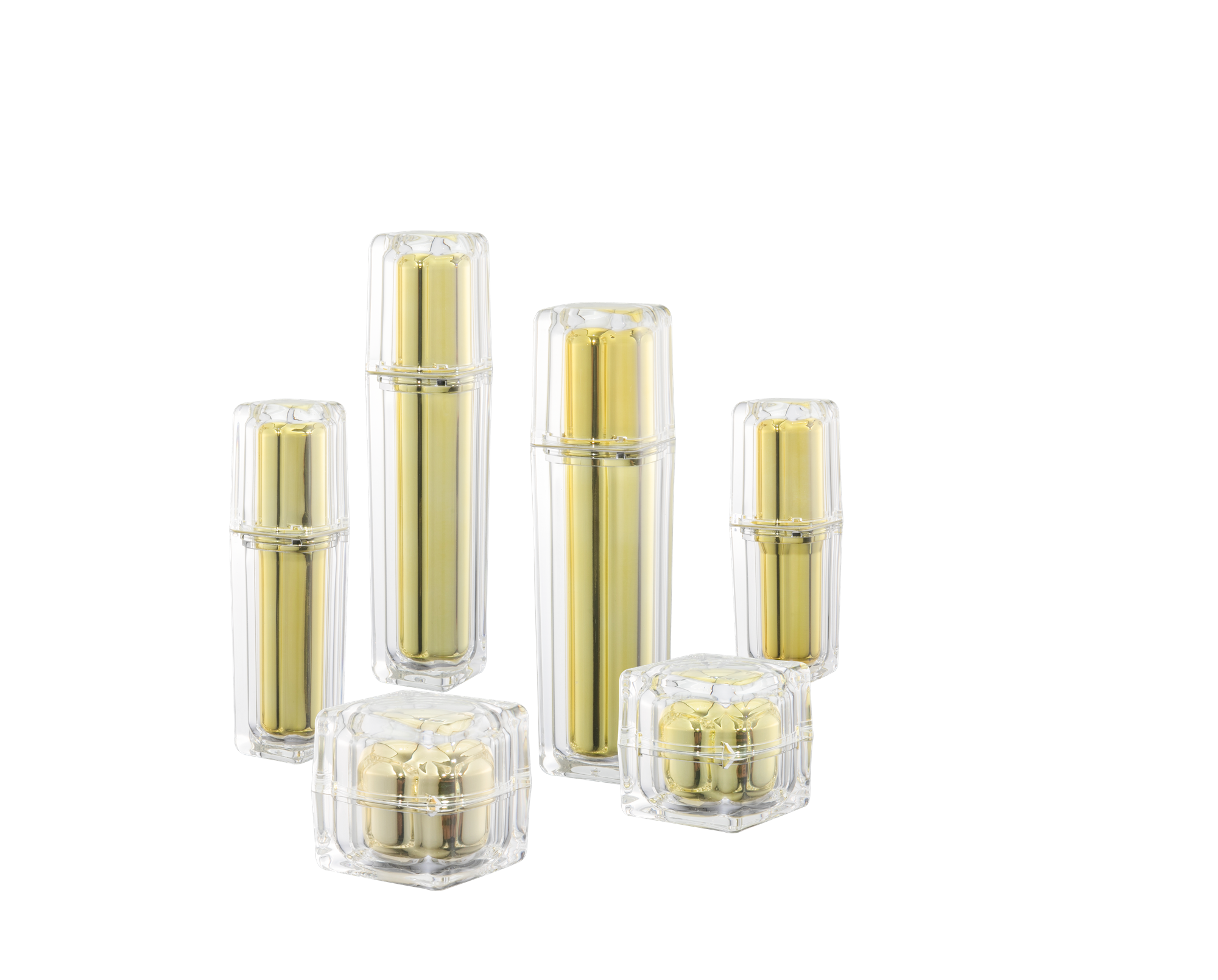 KR-4007 โรงงานผลิตขวดและขวดอะครีลิคขายดี บรรจุภัณฑ์เครื่องสำอางอะครีลิค